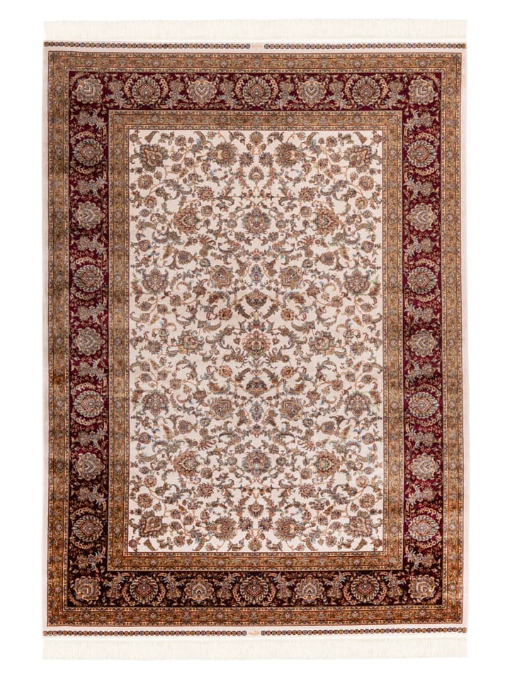 Wohnzimmer Teppich – Vintage Teppich Babil 310 in creme - rechteckig