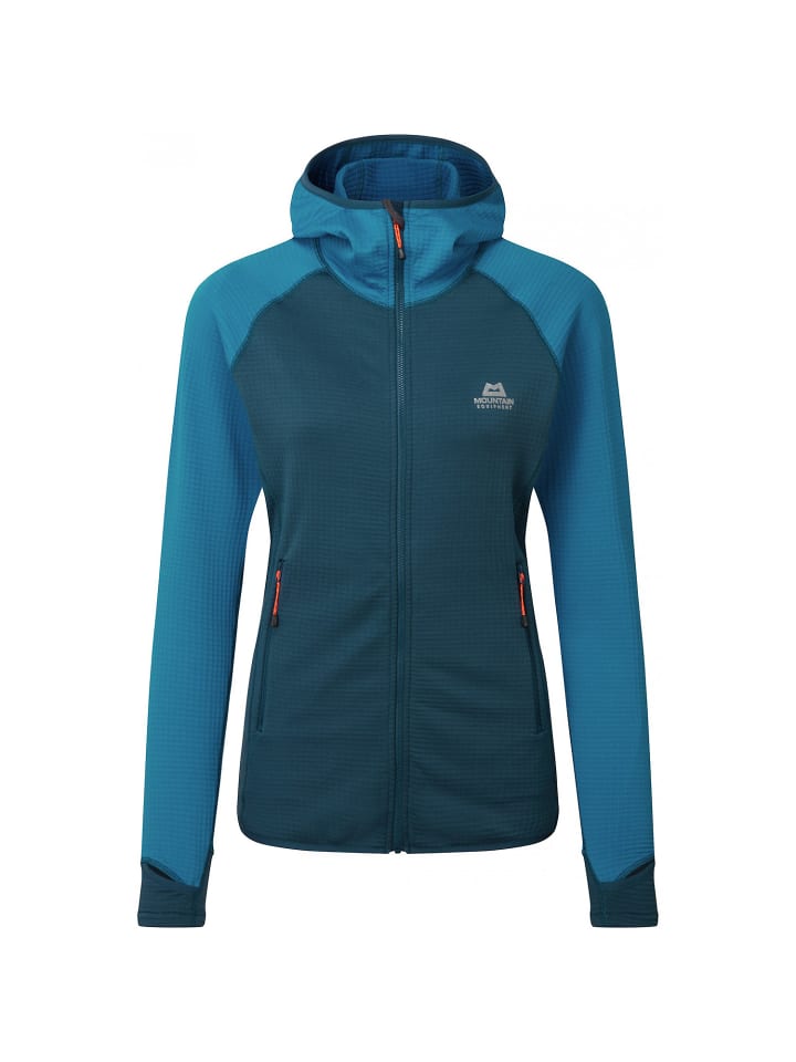 Skijacke W ECLIPSE HOODED JACKET in Azurblau