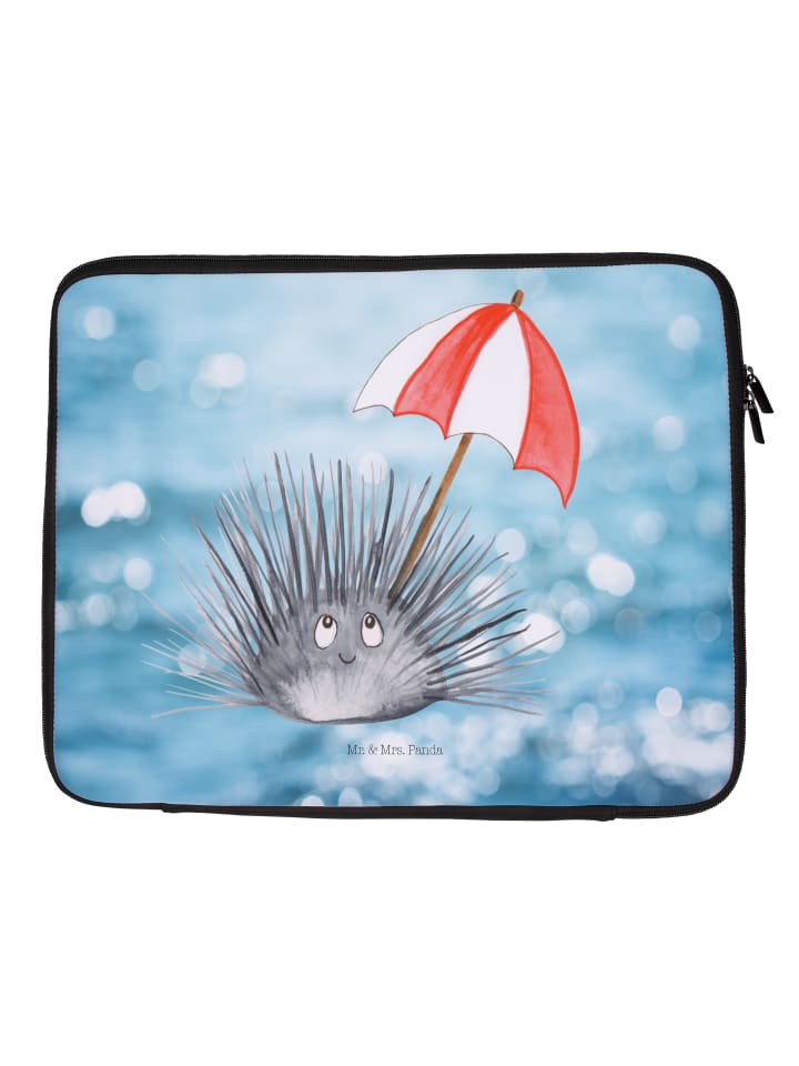 Laptoptasche Seeigel ohne Spruch in OZeichenanblue