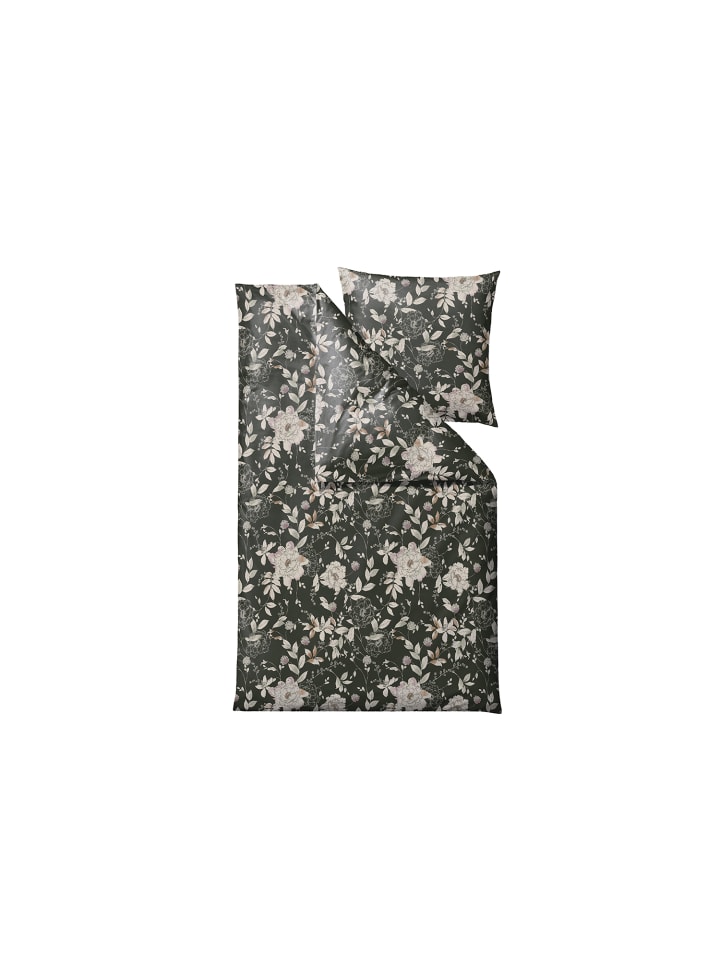 Bettwäsche DE Garden Bloom in Forest green