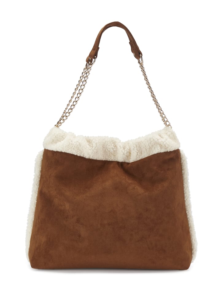 Handtasche in camelfarben