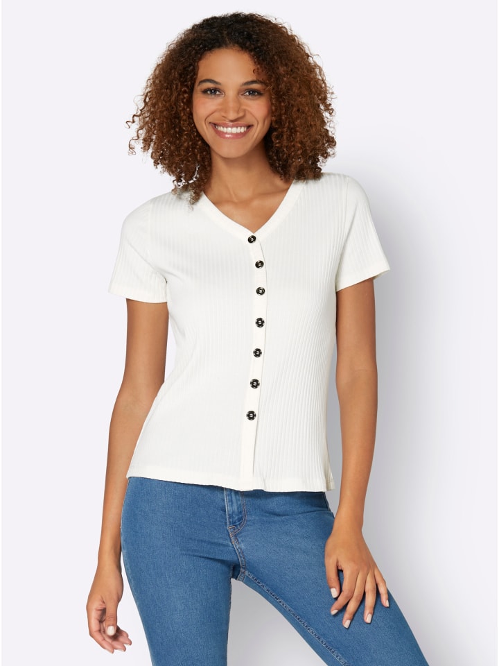 Shirt in ecru
