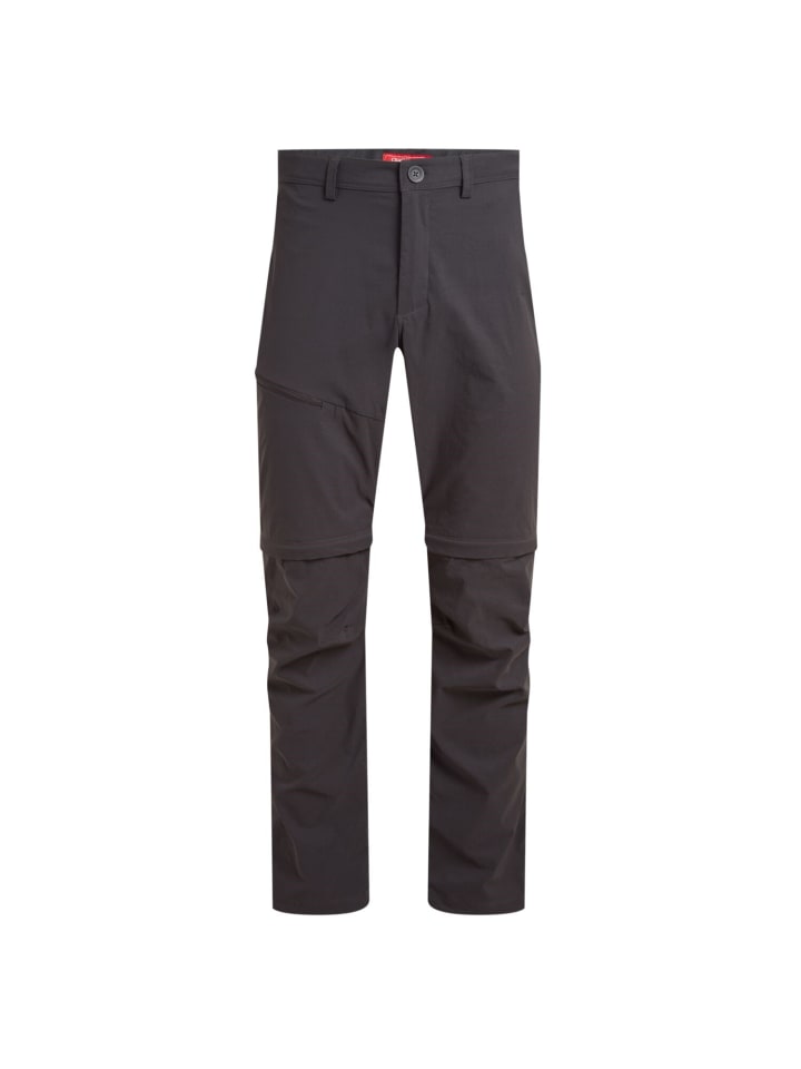 NosiLife Zip-off Outdoorhose Insektenabweisend in schwarz