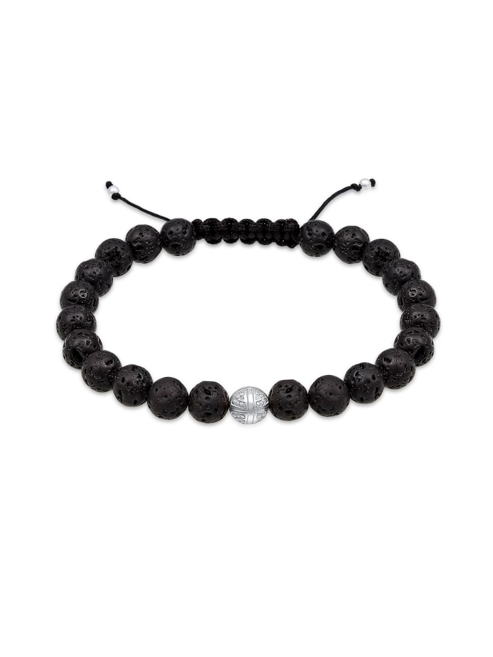 Armband 925 Sterling Silber in Schwarz