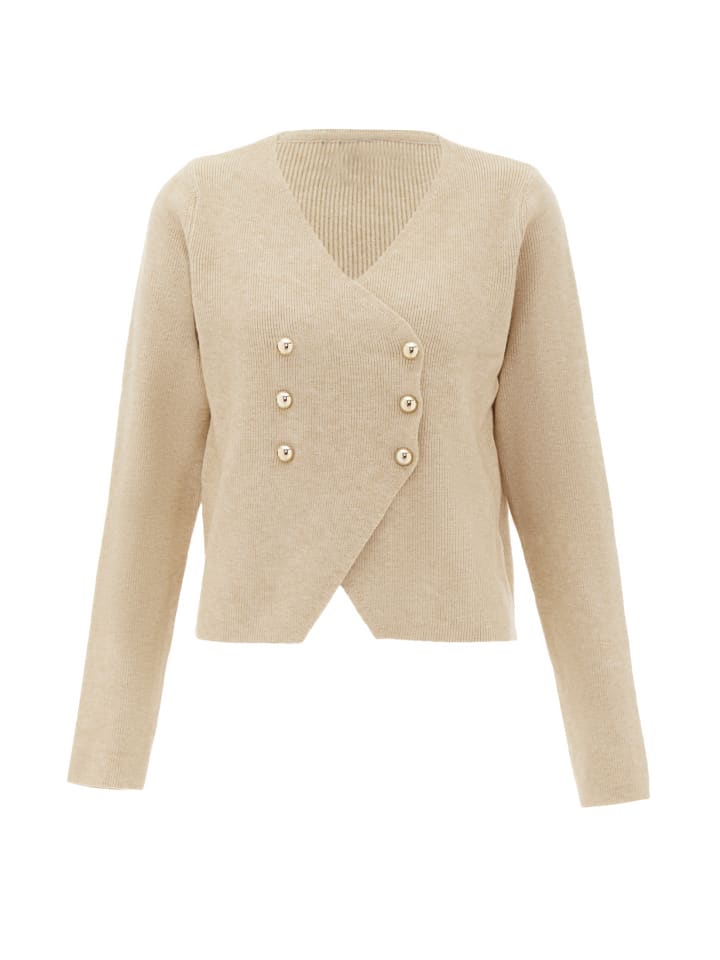 Damen Strickjacke in Beige