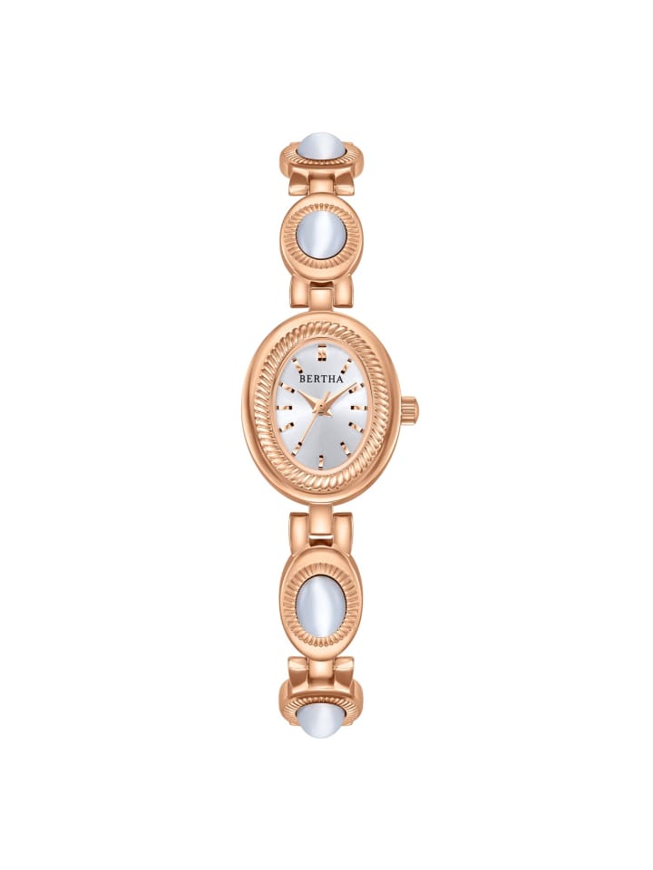 Rosalie Armbanduhr in Rose Gold/Grey