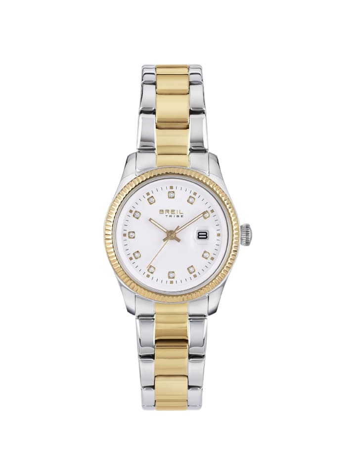 Analoguhr classic elegance weiss