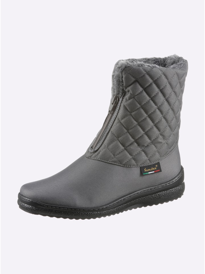 Stiefelette in grau