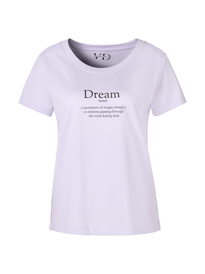 Pyjamaoberteil in violett