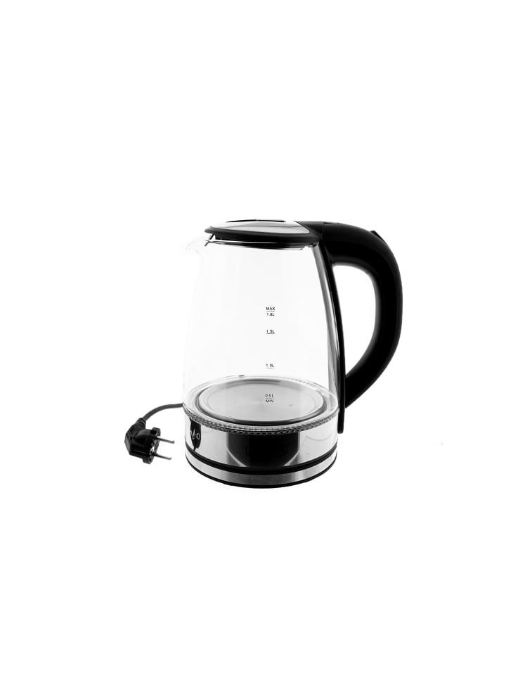 Wasserkocher 1,8 Liter in Schwarz