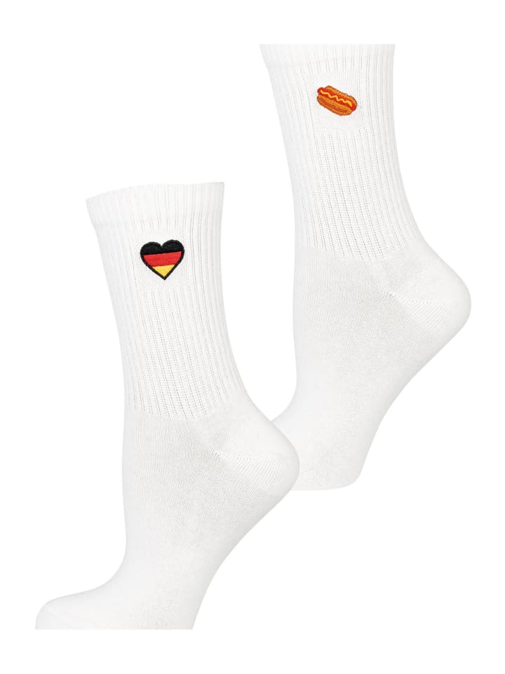 Sportsocken Fan in Set Herz