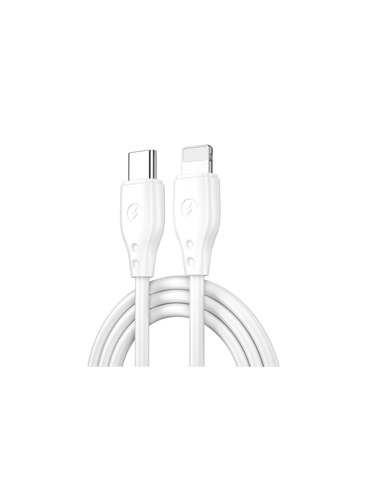WIWU Kabel Pioneer Wi-C002 USB-C - kompatibel mit iPhone 30W Ladekabel in Weiß