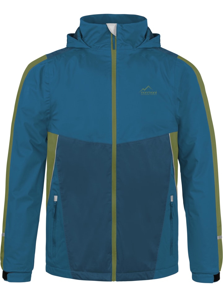 Kinder Regenjacke mit Fleecefutter Wasilla in Navy