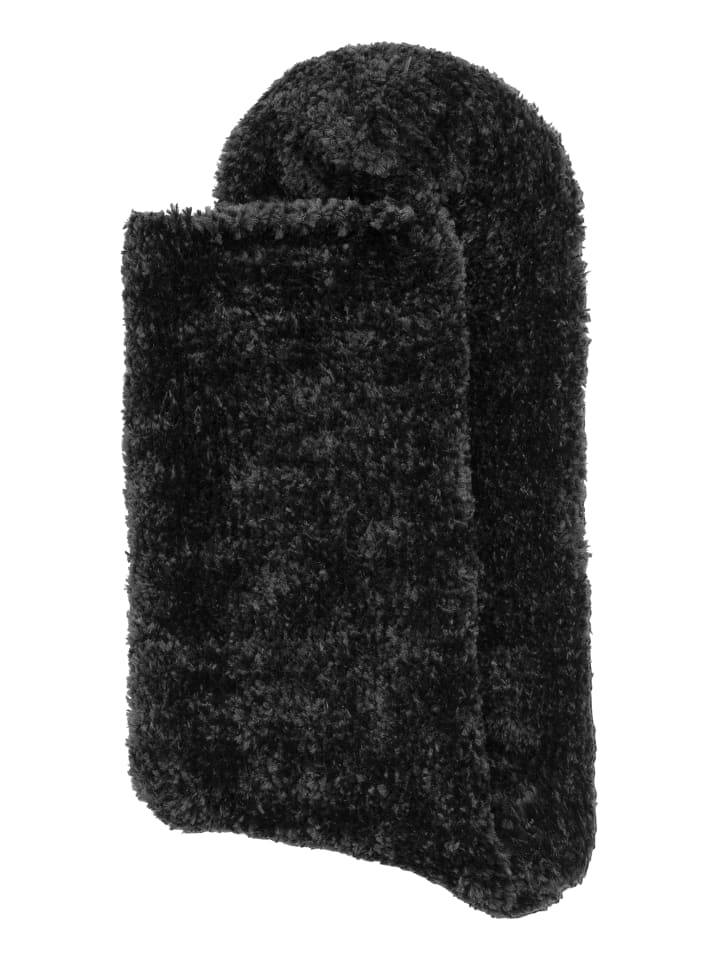Kuschelsocken in 5x schwarz