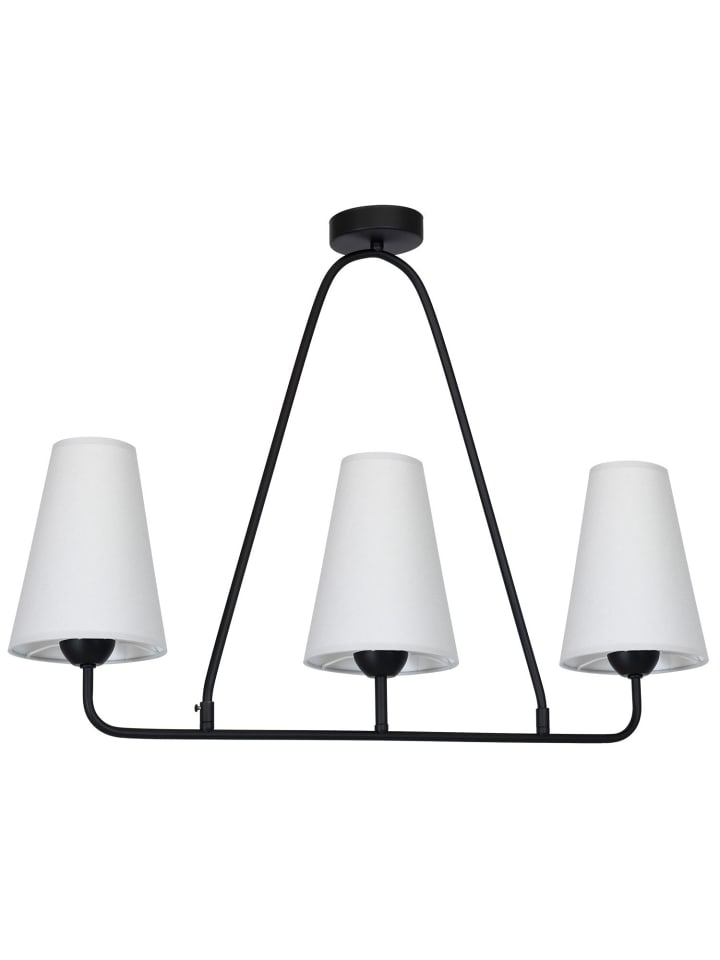 Deckenlampe (B)15 x (L)90 x (H)57 cm in Schwarz Grau