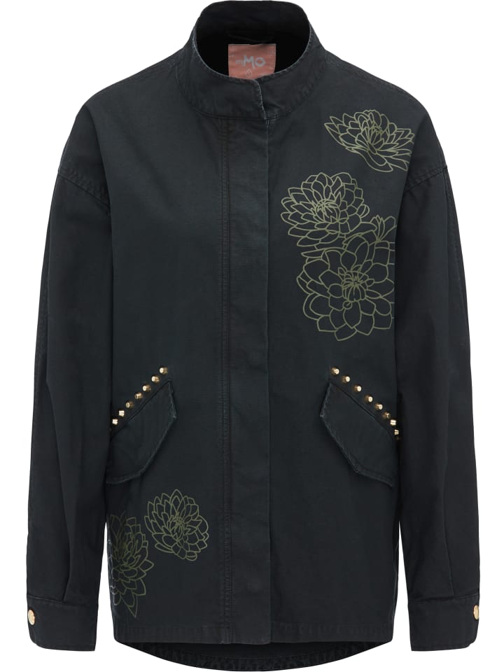 Damen Parka in Schwarz