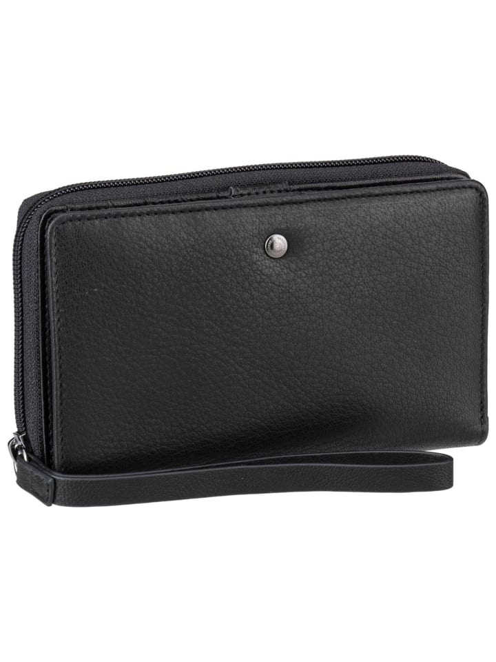 Geldbörse Black Magic Zip Ladies Wallet in Black