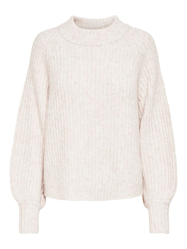 Strickpullover in Cloud Dancer