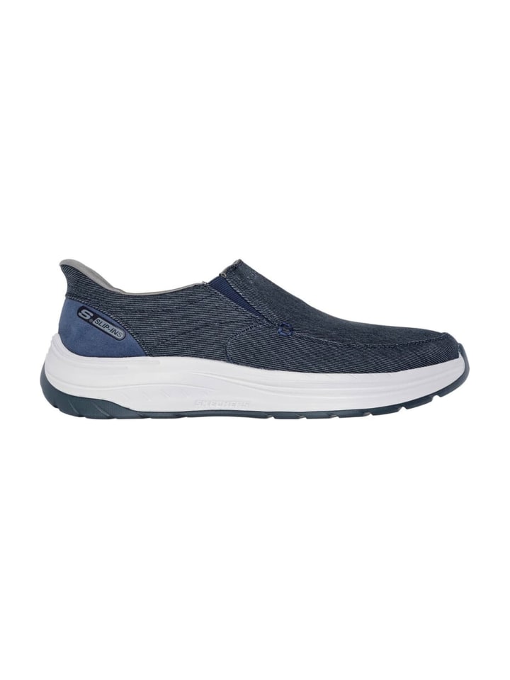 Sportliche Slipper in Blau