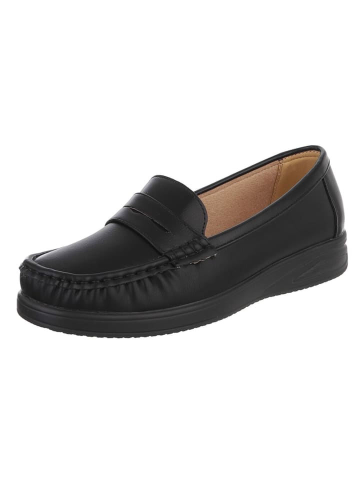 Halbschuh in Schwarz