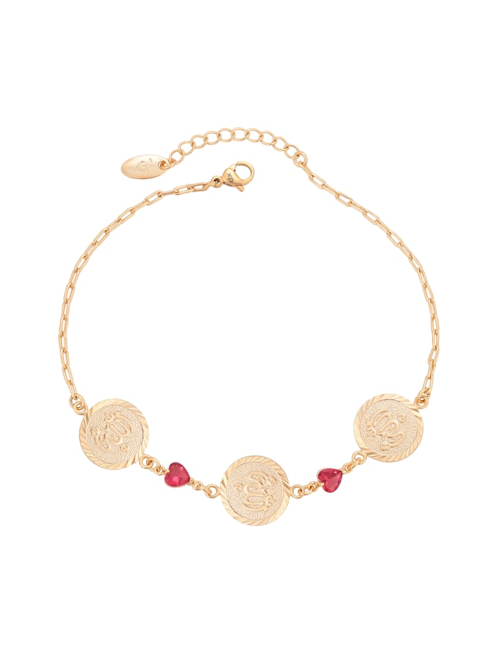 Women Bracelet in Rose Gold Pink