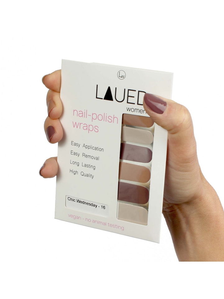 LAUED vegane Nagelfolien grafics in Chic Wednesday