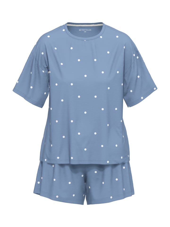 Shorty Charlotte in blau-mittel-Punkte