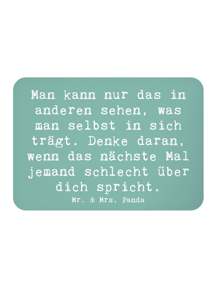 Magnet Spruch Mobbing bewältigen Spiegelbild mi... in Meeresbrise