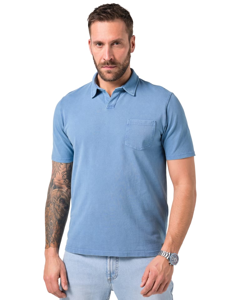Poloshirt in light blue
