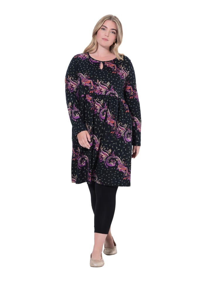 Midikleid in schwarz