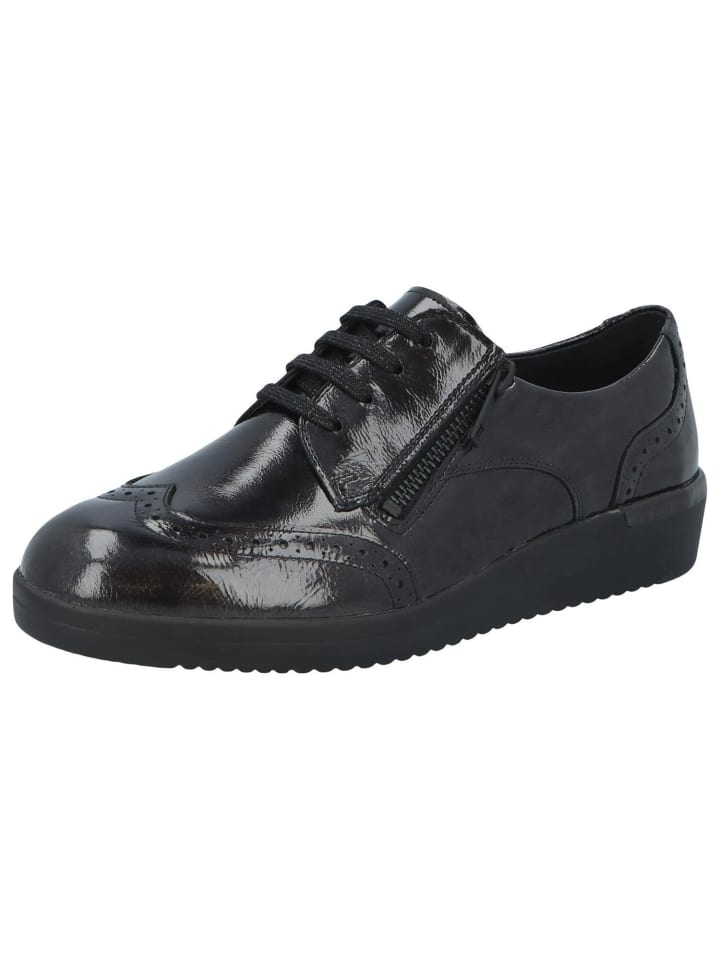 Keilabsatz Pumps für Damen in grau