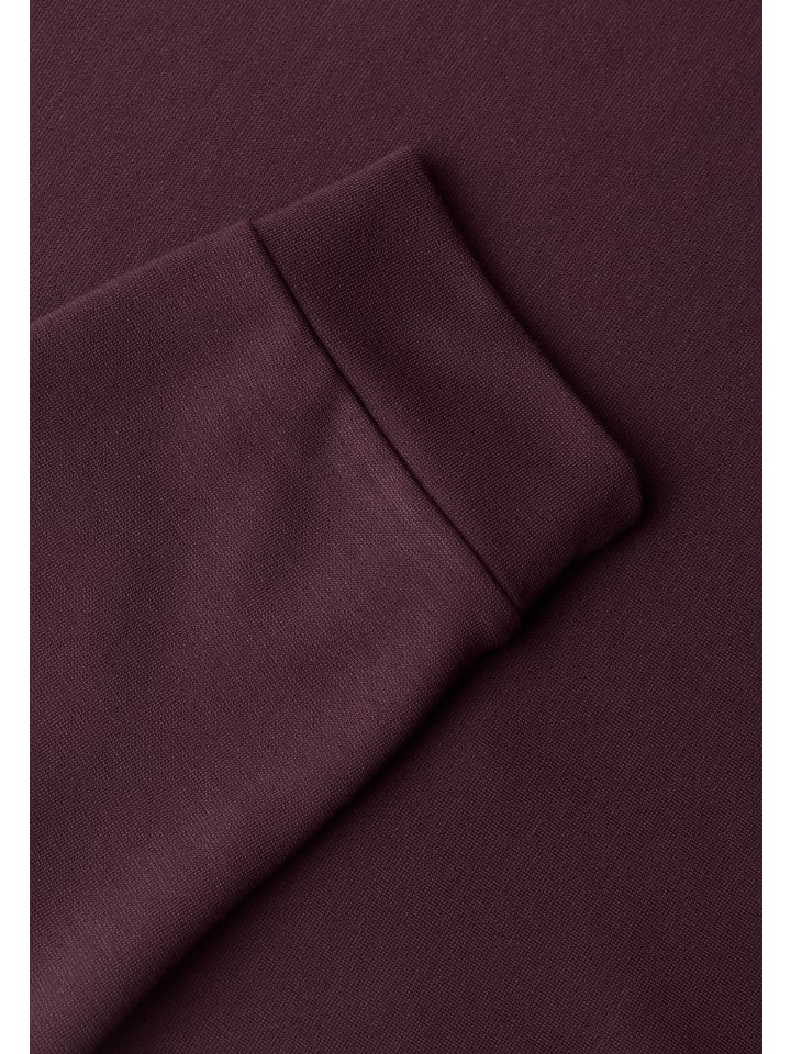 Shirt in aubergine