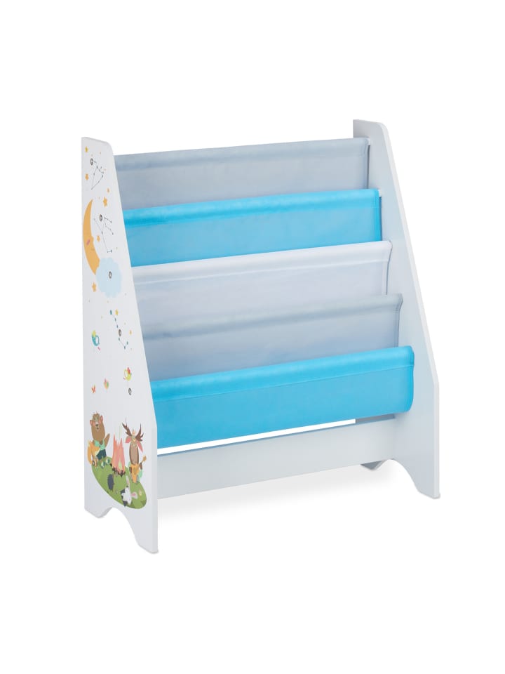 Kinder Bücherregal Lagerfeuer in Bunt - (B)62 x (H)71 x (T)29 cm