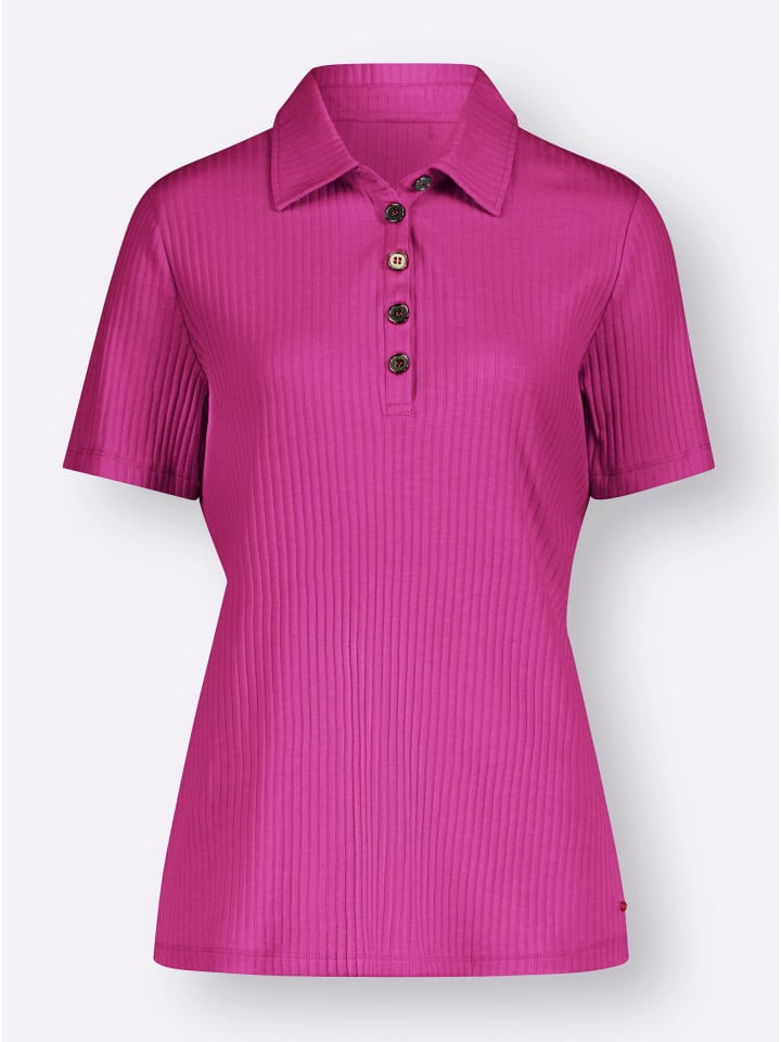 Poloshirt in magenta