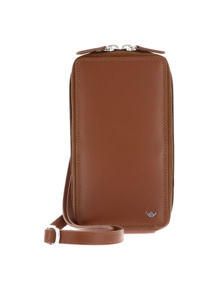 Polo Handytasche Leder 9.5 cm cognac