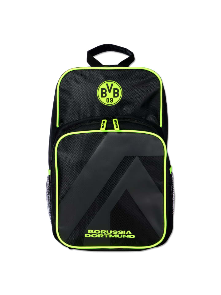 BVB Rucksack Neon in schwarz