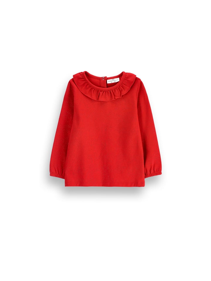 Langarmshirt in rot