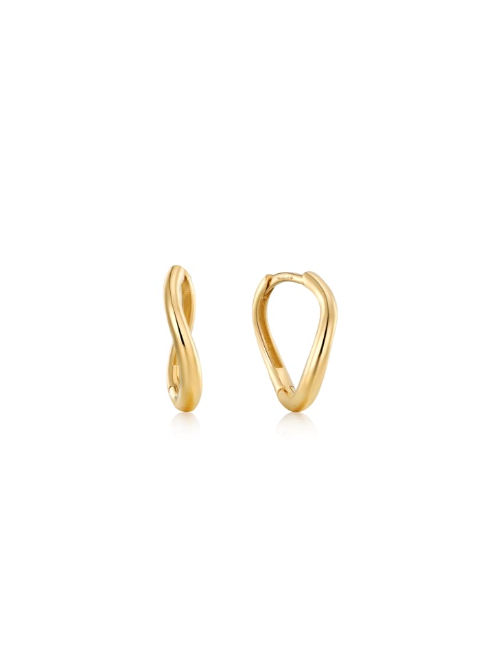 Creolen The Magma Wave in gold