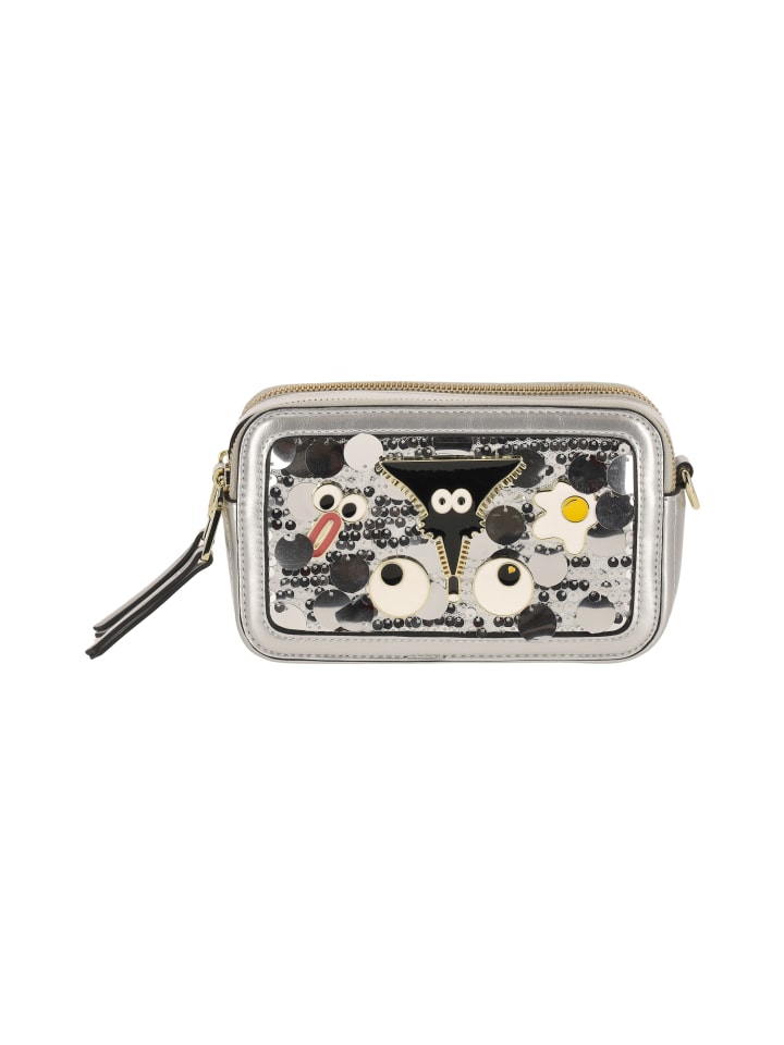 Women Satchel in Silver