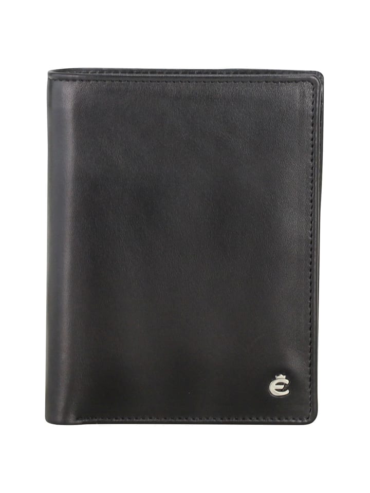 Harry Geldbörse Leder 9 cm black