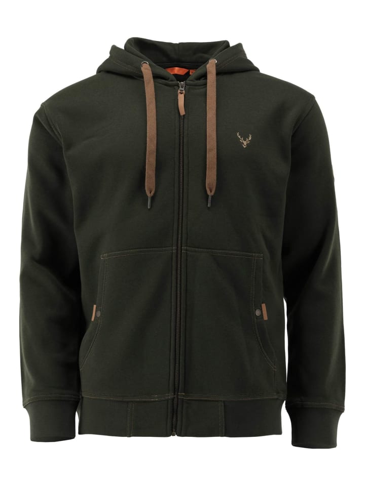 Sweatjacke Ivise in trachtengrün