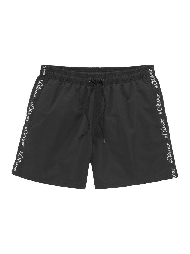 Badeshorts in schwarz