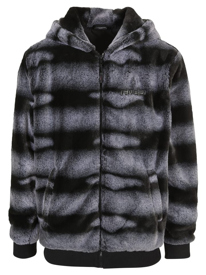 Light Jackets - Coat in black/white