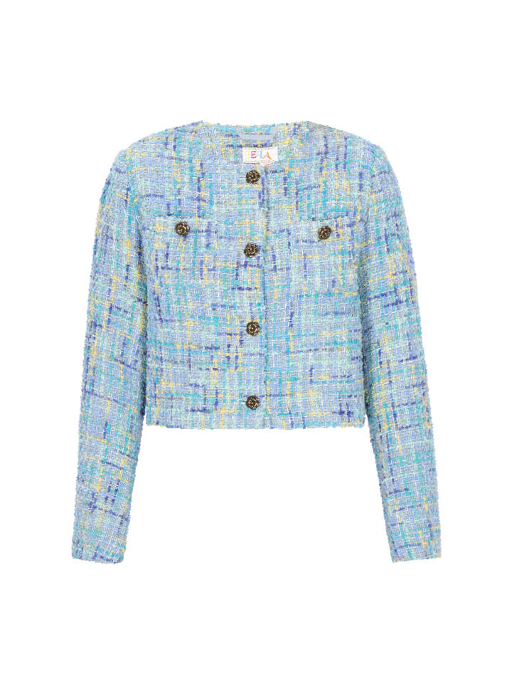 Women Blazer in aqua