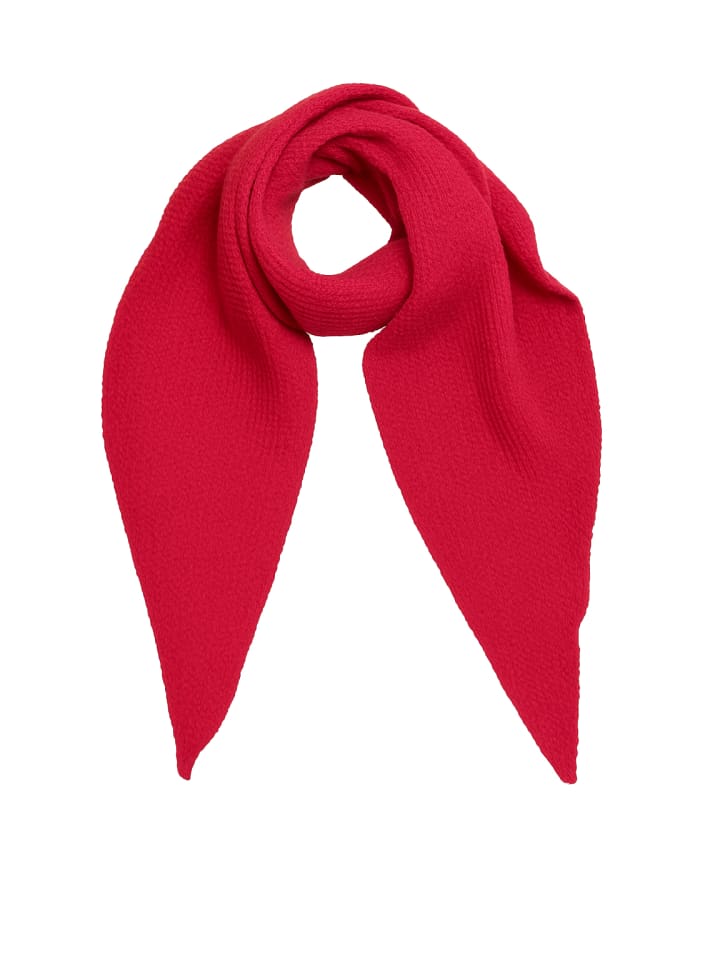 Weicher Strickschal mit dezenter Struktur in Pink
