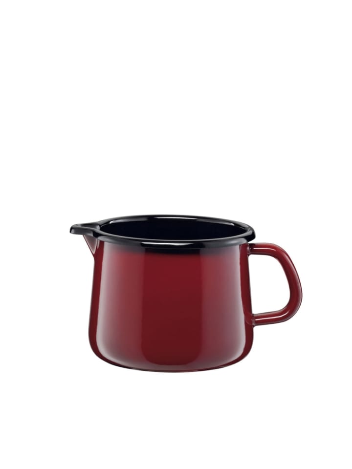 Schneltopf Nouvelle Rosso extra stark Emaille in Schwarz