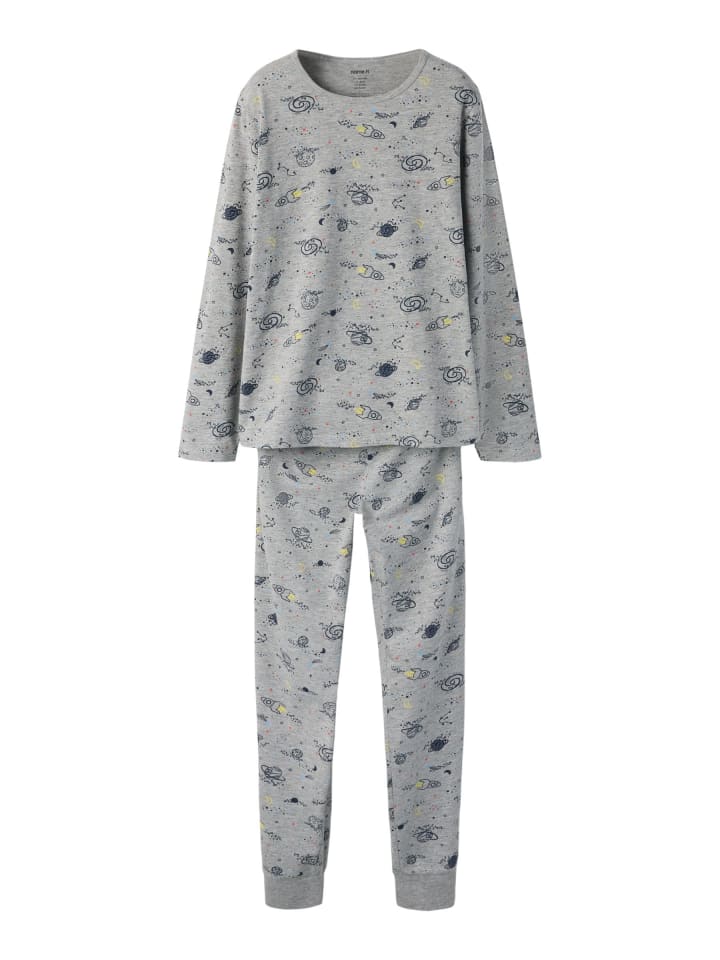 Pyjama Set in Grey Melange