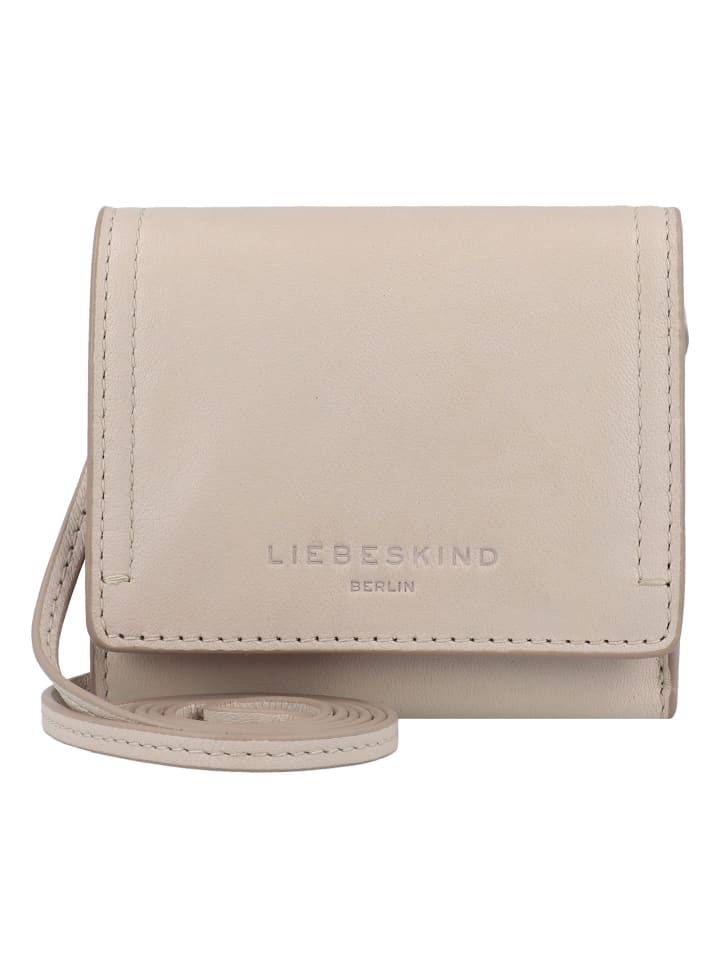 Sky Clutch Geldbörse Leder 10.5 cm milk