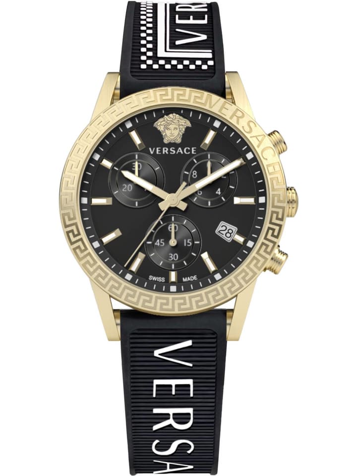 Versace Damen Armbanduhr SPORT TECH in schwarz