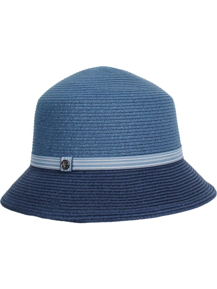Strohhut in blau